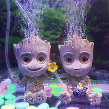Cargar imagen en el visor de la galería, Mini Tree Shape Aquarium Fish Tank Groot Oxygen Pump Air Bubble Stone Decoration Aquarium Volcano Ornament Decor